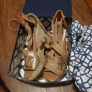 Milly Palm Beach Gold Sandal